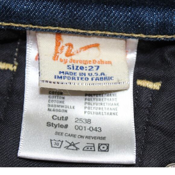 Citizens of Humanity Kelly Bootcut Jeans Low Rise Stretch Blue USA Made Size 27 - Picture 6 of 9